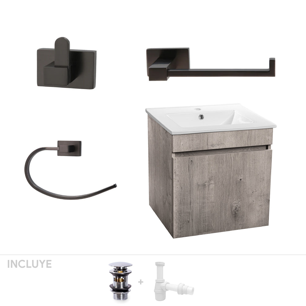 Pack Baño Teruel | Mueble + Accesorios