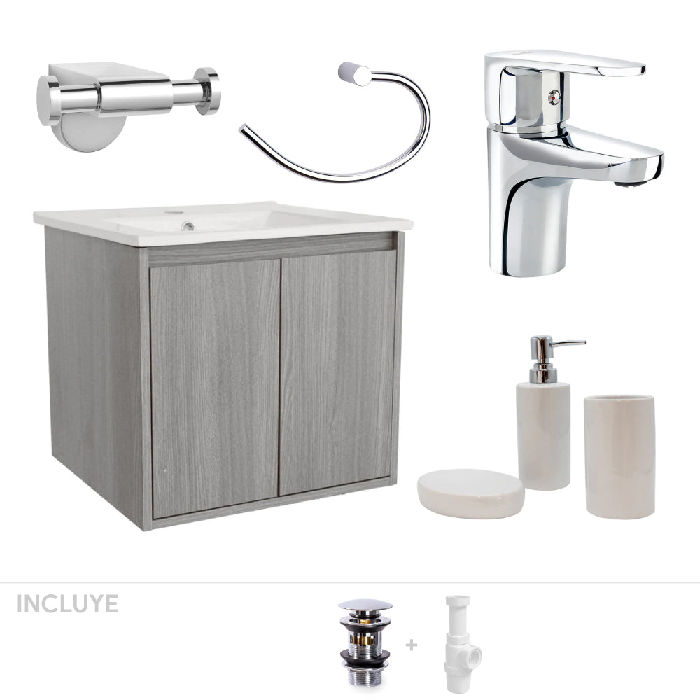 Pack Baño Casual | Mueble + Grifería + Accesorios